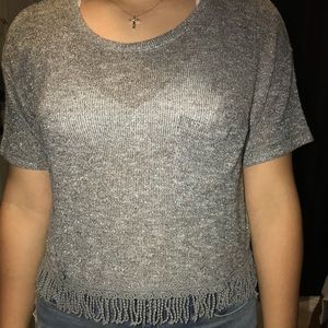 Sparkly hollister top
